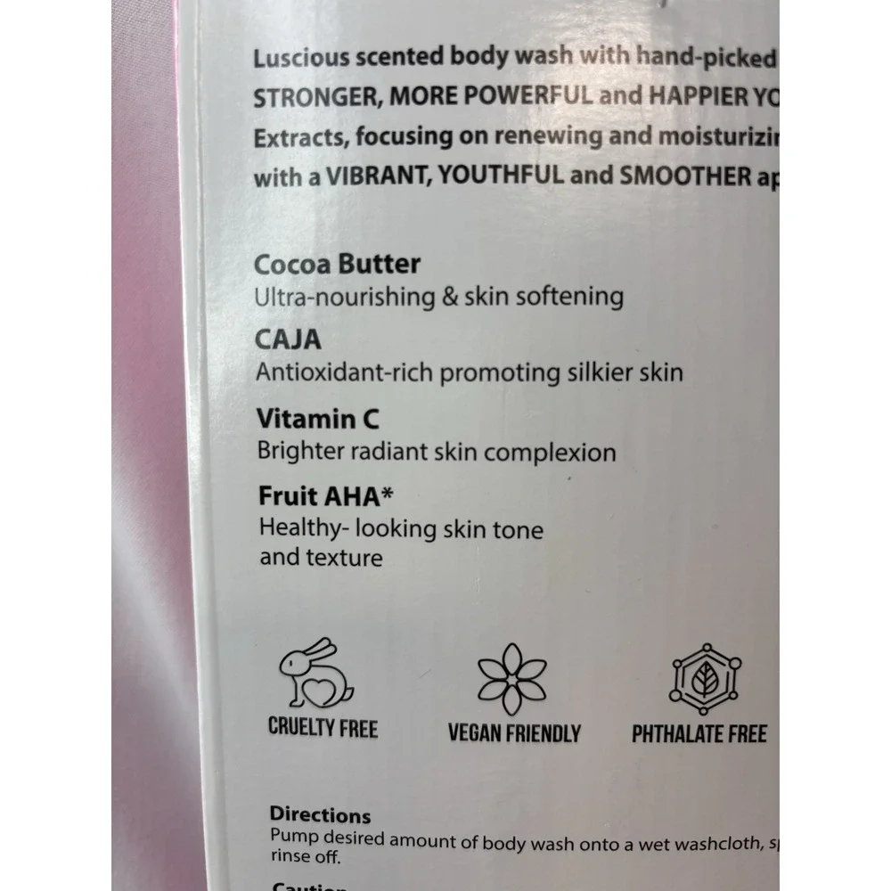 Nutrius Brazilian Body‎ Wash 2 Pack Coco Bliss & Berry Bliss Vegan 25.4 fl oz ea